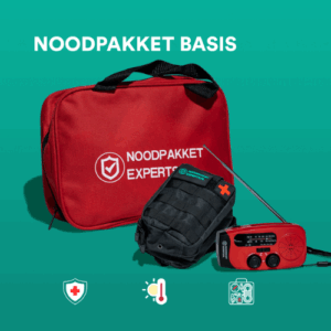 Noodpakket Basis | 3-in-1 EHBO, noodradio & survivalset