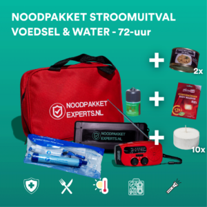 Noodpakket Stroomuitval | Voedsel en waterzuivering - 72-uur